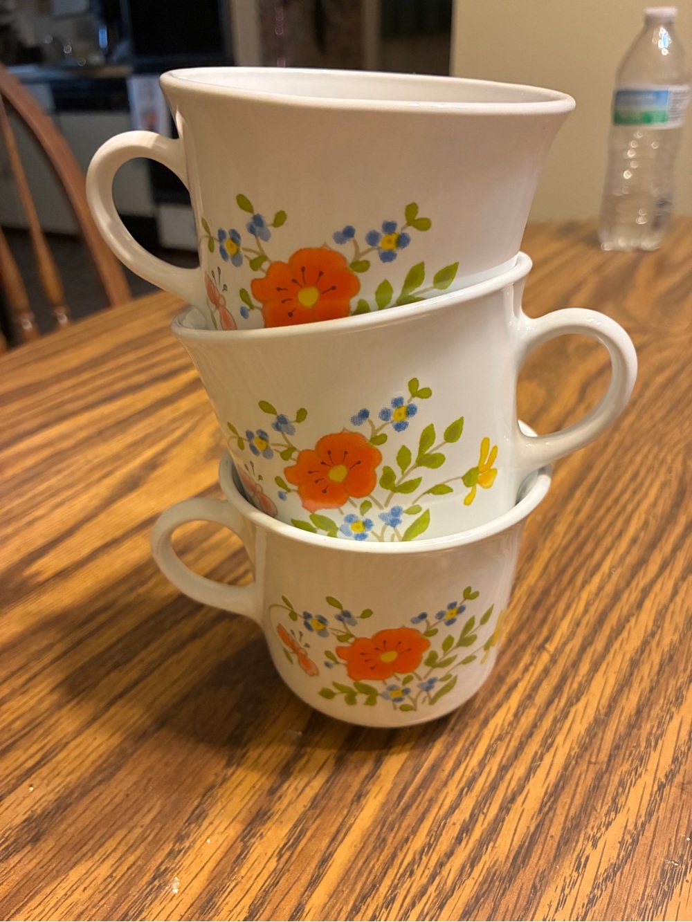 Corelle "Wildflower" Mugs- Set of 3